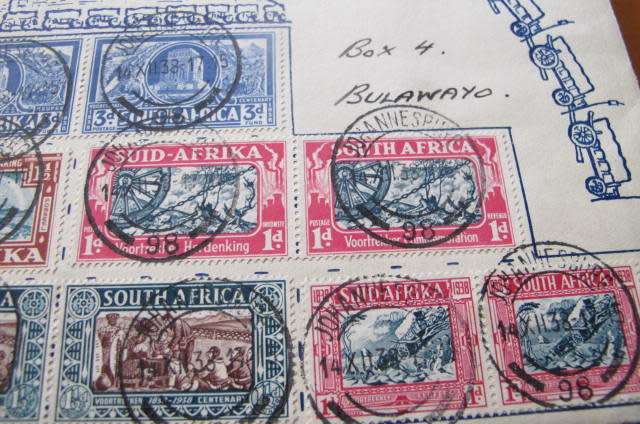 South Africa - Voortrekker Monument F.D.C. Dated 14 December 1938